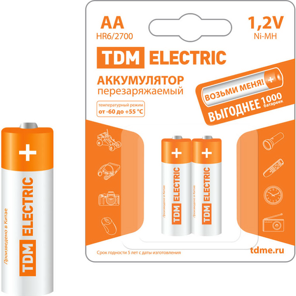 Картинка товара Аккумулятор «TDM» SQ1702-0072