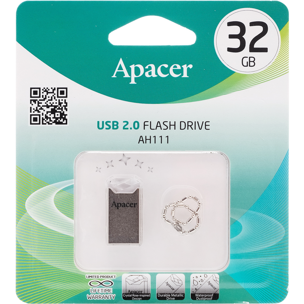 USB-накопитель «Apacer» AH111CR-1 Crystal, 32 GB