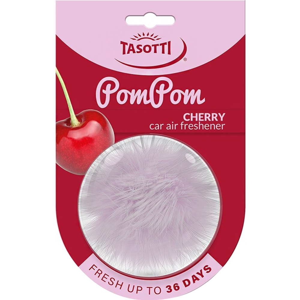 Ароматизатор «Tasotti» Pom Pom, Вишня, TS30796, 0.034 г купить в Минске:  недорого, в рассрочку в интернет-магазине Емолл бай