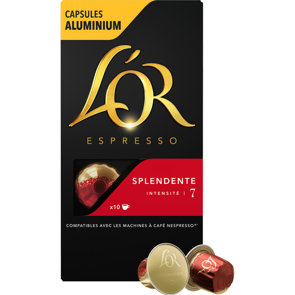 Кофе в капсулах «L’or» Espresso Splendente, молотый, 10х5.2 г