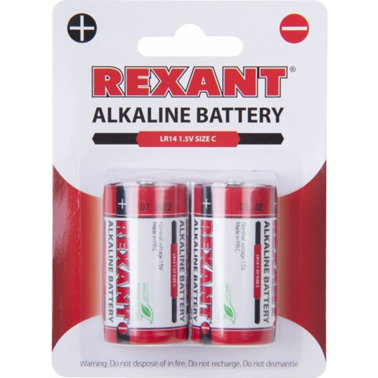 Батарейки «Rexant» 30-1014, 2 шт