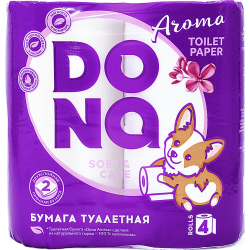 Бумага туа­лет­ная «Dona» Aroma, 2 слоя, 4 шт 
