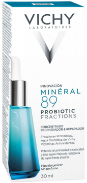 VICHY Mineral 89 Probiotic Fractions сыворотка-концентрат для лица укрепляющая и восстанавливающая 30мл