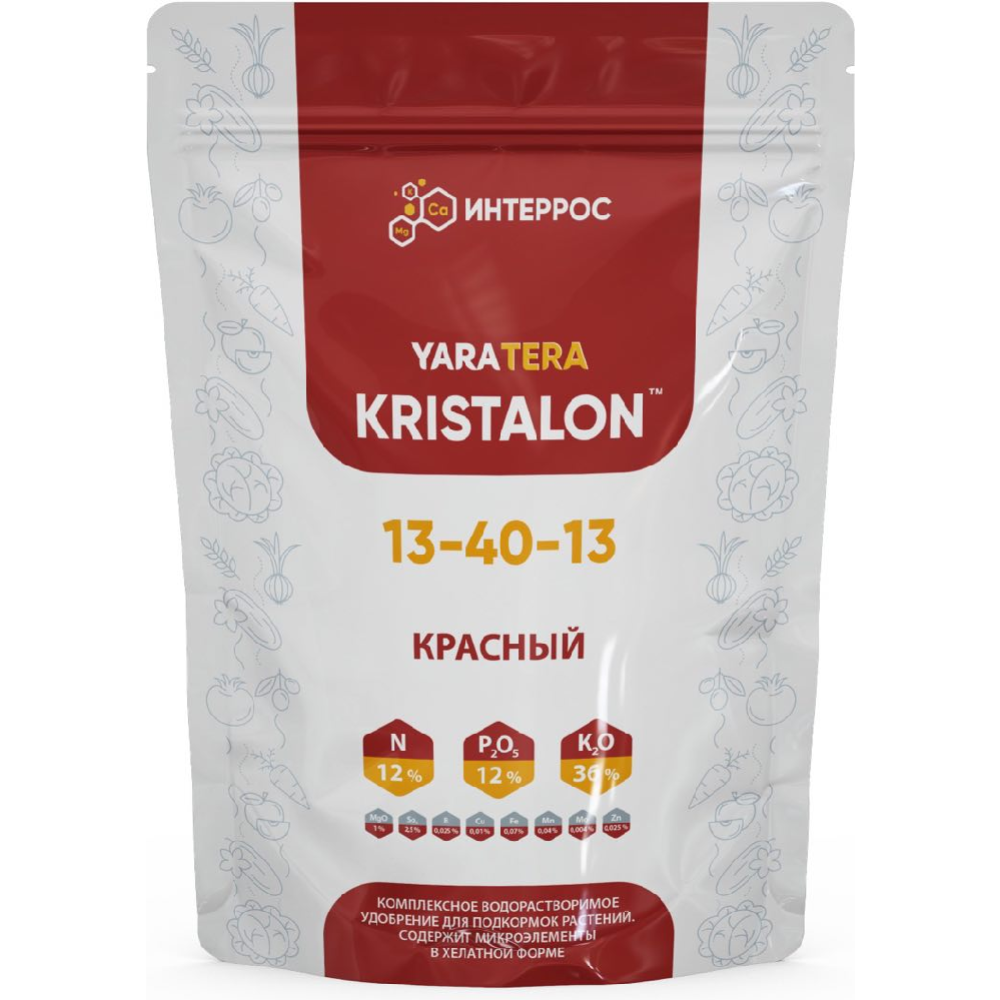 Удобрение «YaraTera Kristalon» Кристалон красный, 0.5 кг #1