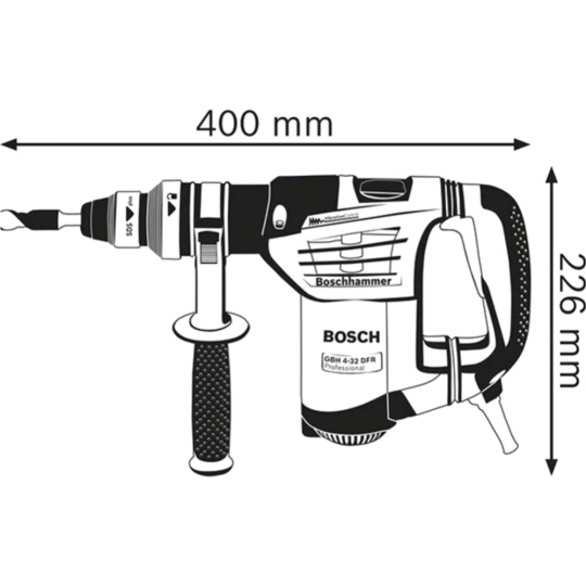 Профессиональный перфоратор «Bosch» GBH 4-32 DFR 0.611.332.100