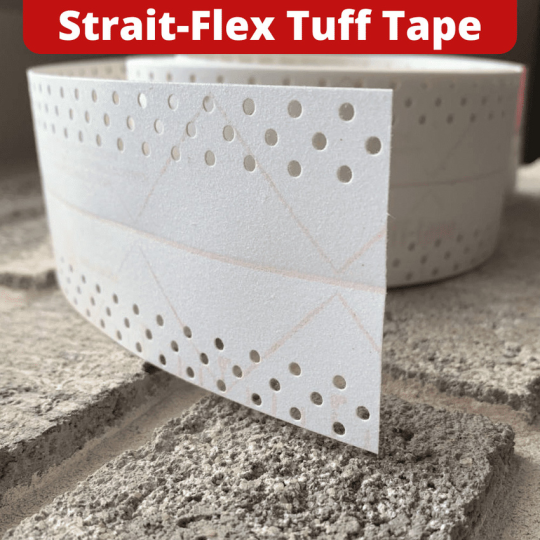 Углоформирующая армирующая лента Tuff-Tape Strait Flex, 30 м в рулоне