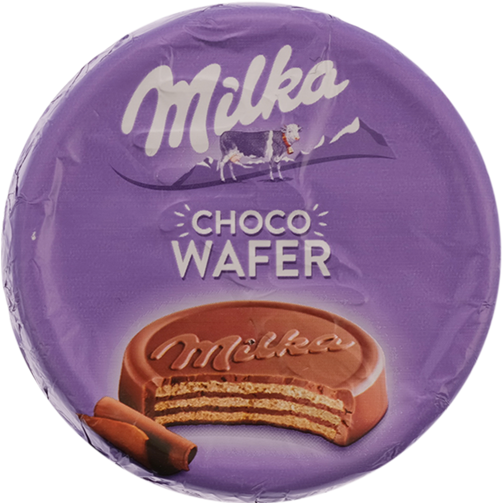 Вафли глазированные «Milka» молочным шоколадом, 30 г #0