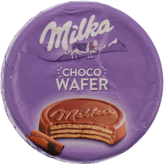 Вафли глазированные «Milka» молочным шоколадом, 30 г