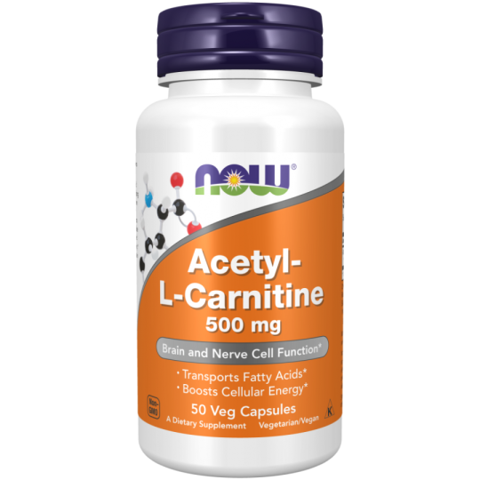 Л-Карнитин Now Foods Acetyl L-Carnitine , 500 мг, 50 капс.