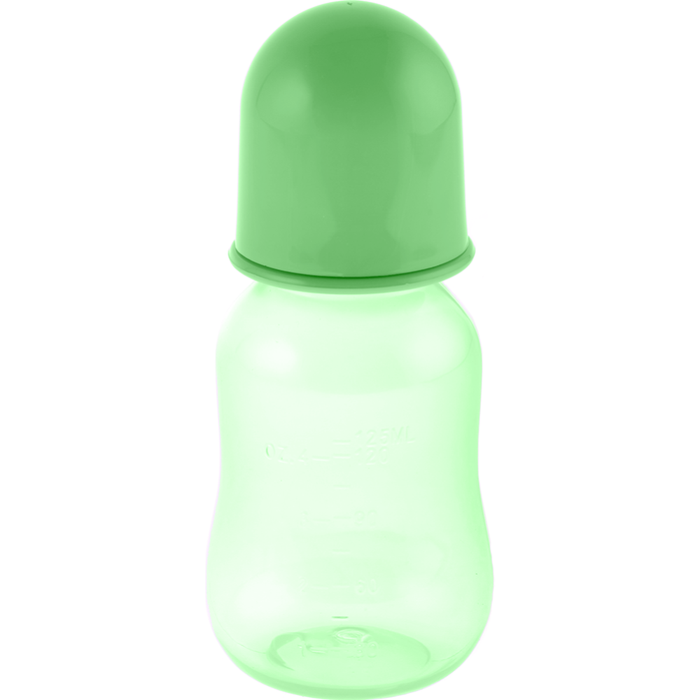 Бутылочка для кормления с соской, зеленый, 125 мл