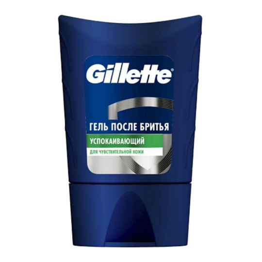 Гель после бритья муж­ской Gillette Series Sensitive / Успо­ка­и­ва­ю­щий для чув­стви­тель­ной кожи 3 шт. х 75 мл