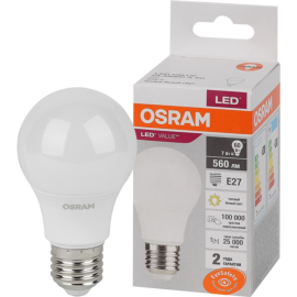 Светодиодная лампа «Osram» А60 7W 3000K Е27