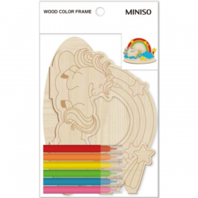 Рас­крас­ка по дереву «Miniso» 2011887611102, 16, 3х11, 6 см, кит