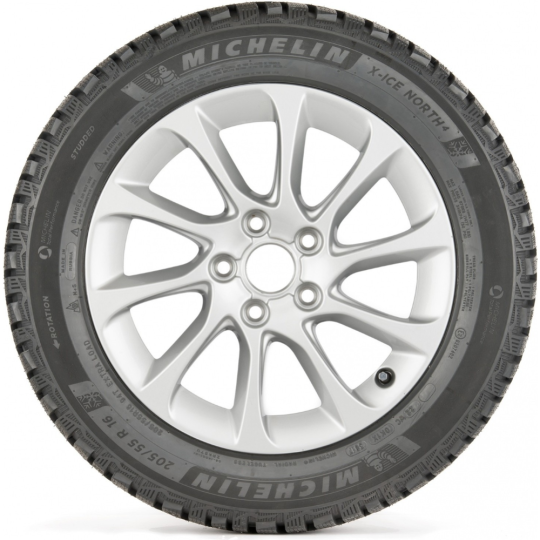 Зимняя шина «Michelin» X-Ice North 4, 205/55R17, 95T, шипы