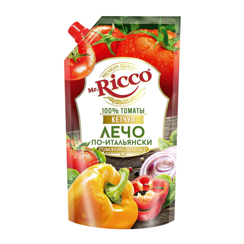 Кетчуп «Mr.Ricco» Лечо по-ита­льян­ски, 550 г