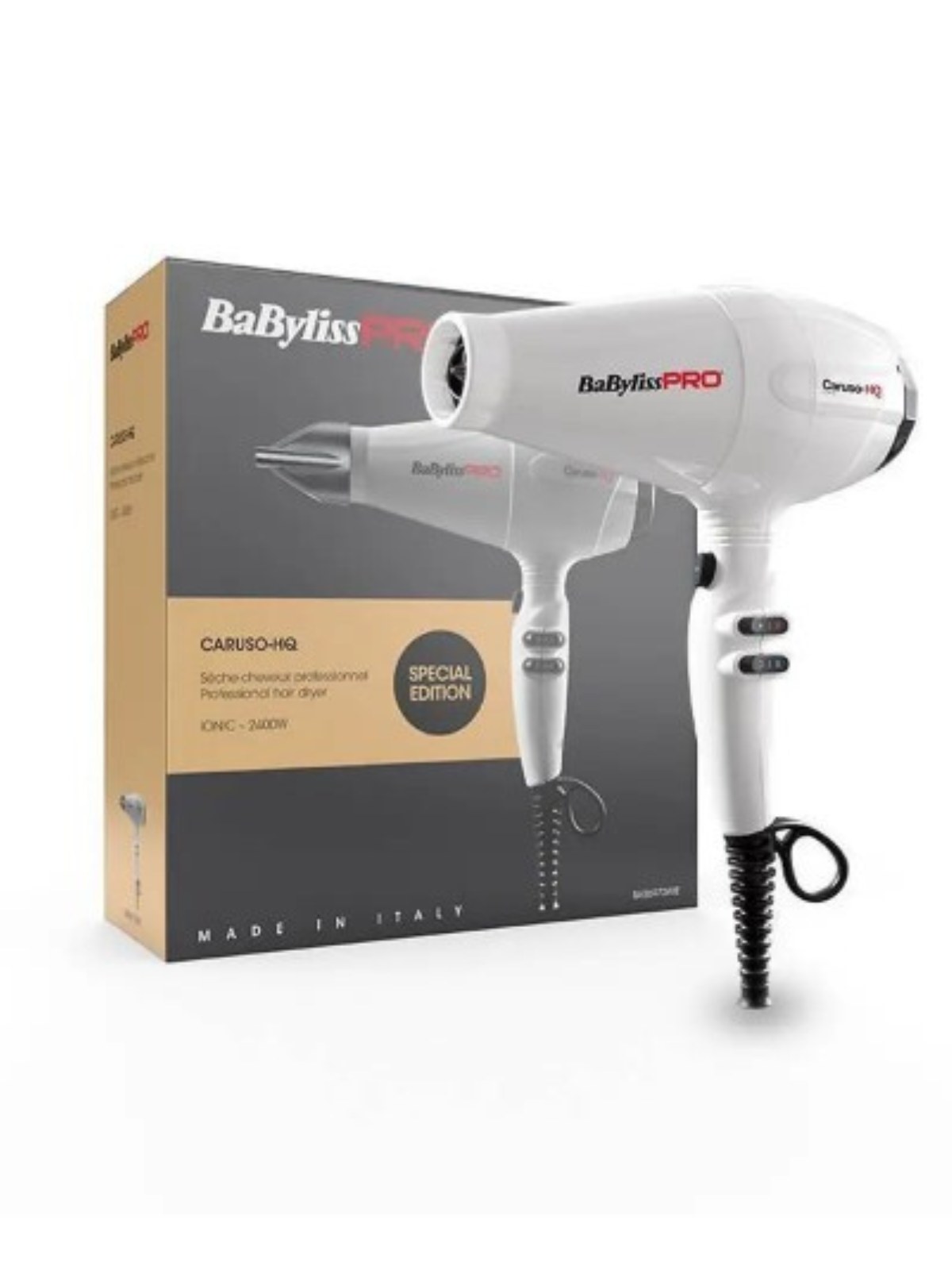 Фен для сушки и укладки Babyliss Pro Caruso-HQ ionic BAB6970WIE