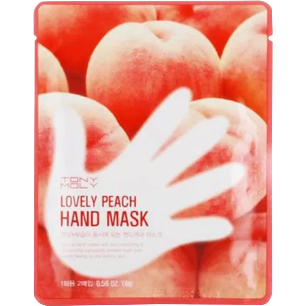 Маска для рук «TonyMoly» Lovely Peach, 16 г