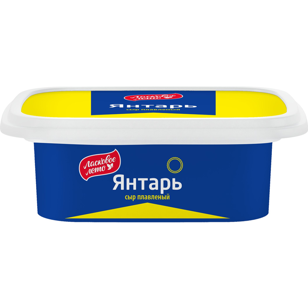 Сыр плавленый «Ласковое лето» Янтарь, пастообразный, 60%, 170 г #0