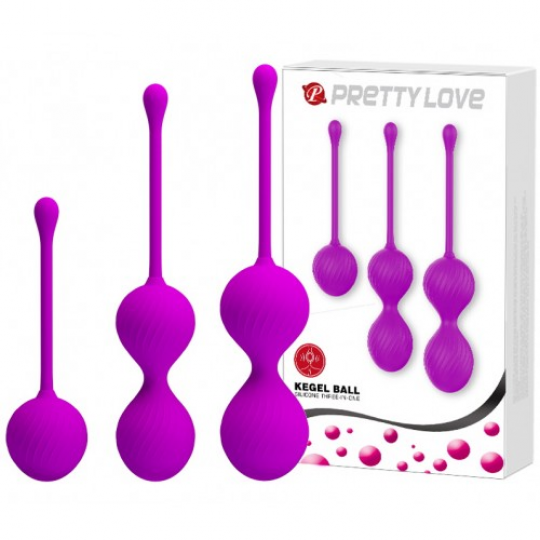 Набор вагинальных шариков со смещенным центром тяжести Pretty Love