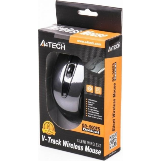 Мышь «A4Tech» G9-500FS Wireless, Black USB