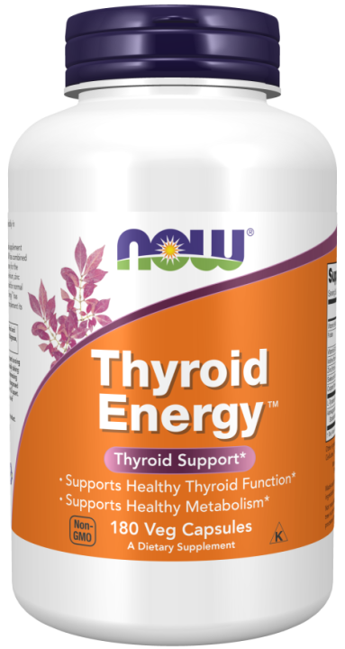 Тироид Энерджи Now Foods Thyroid Energy, 180 капс.