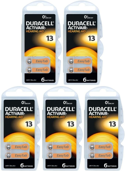 Батарейка Duracell Activair 13 - (30шт)