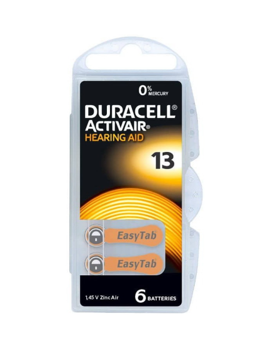 Батарейка Duracell Activair 13 - (30шт)