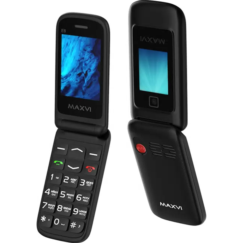 Мобильный телефон «Maxvi» E8, черный