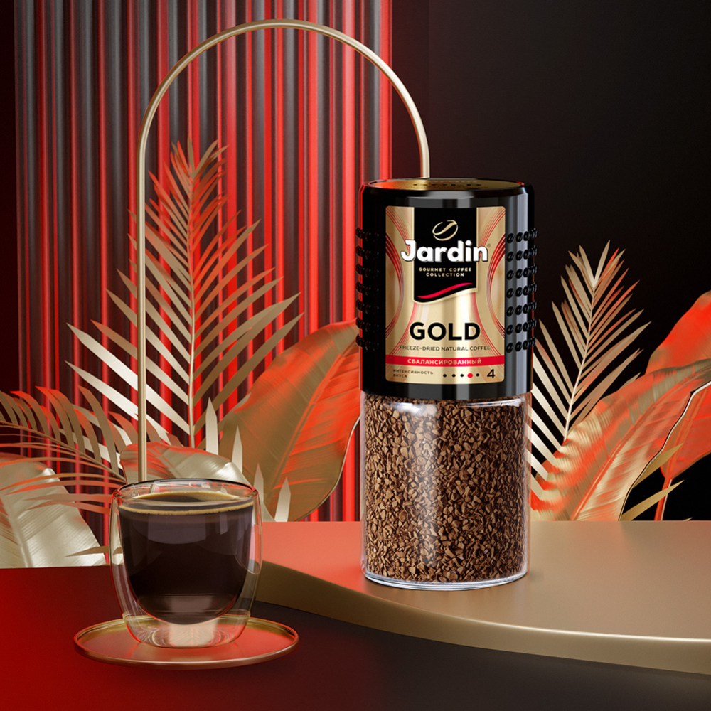 Кофе растворимый «Jardin» Gold, 95 г #5