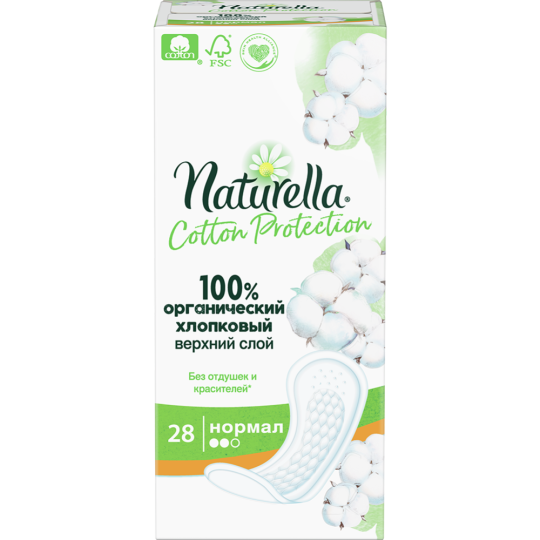 Прокладки ежедневные «Naturella» Cotton Protection Normal, 28 шт