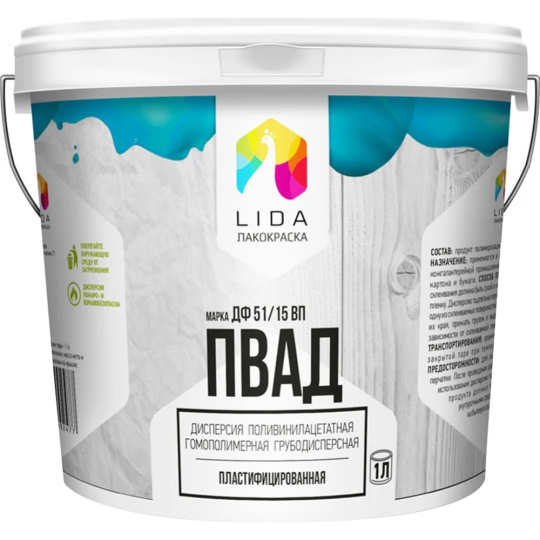 Клей «Lida» ПВАД ДФ 51/15 ВП, 2 кг