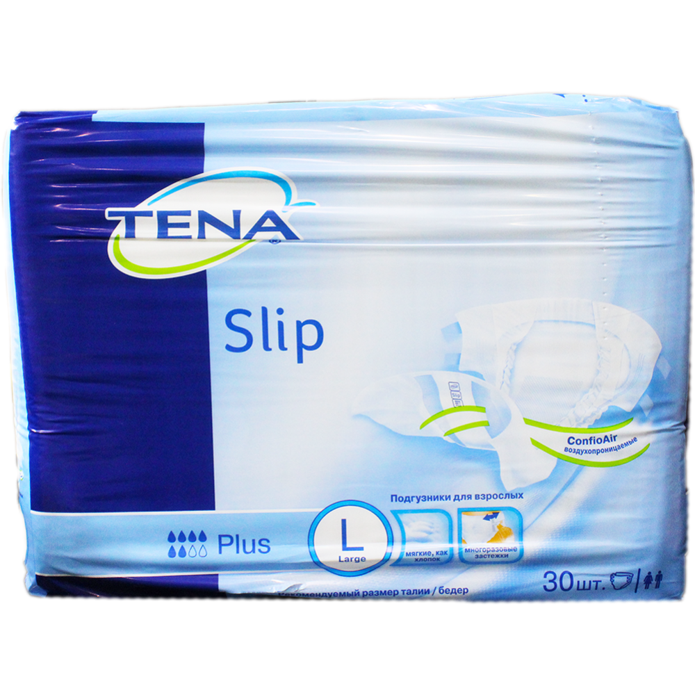 Подгузники для взрослых «Tena» Slip Plus, размер L, 30 шт