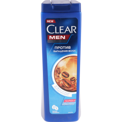 Шам­пунь «Clear Men» против пер­хо­ти и вы­па­де­ния волос, 400 мл