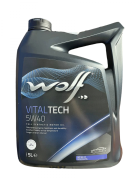 Моторное масло Wolf Vital Tech 5W-40 5л