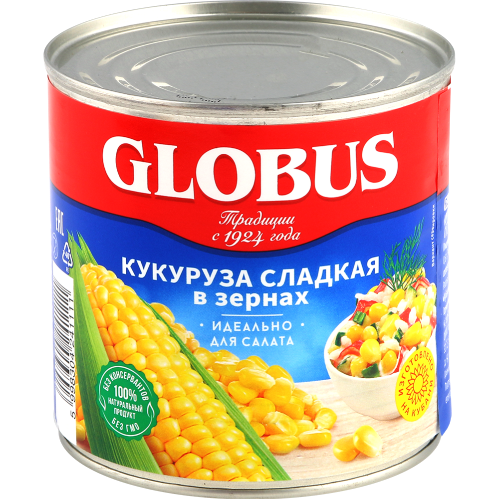 Кукуруза сладкая «Globus» 340 г #0