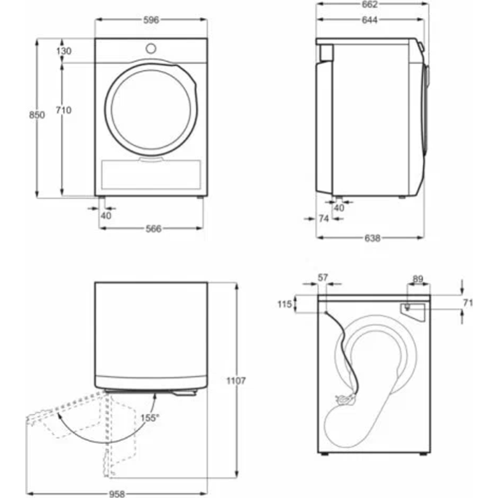 Сушильная машина «Electrolux» EW8H358S