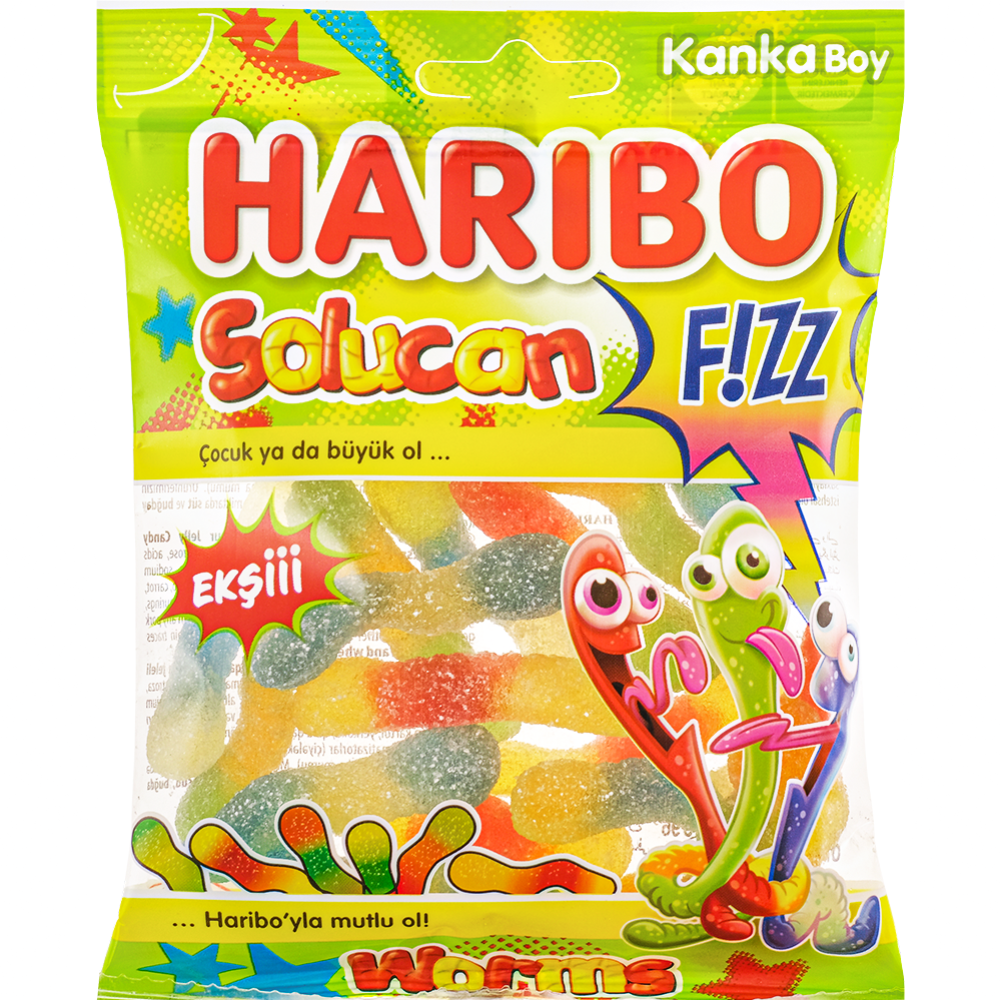 Мармелад жевательный «Haribo» червячки, с фруктовым вкусом, 80 г #0