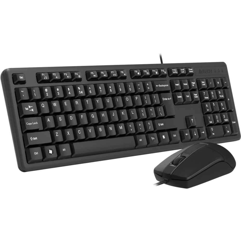 Клавиатура + мышь «A4Tech» KK-3330S, черный