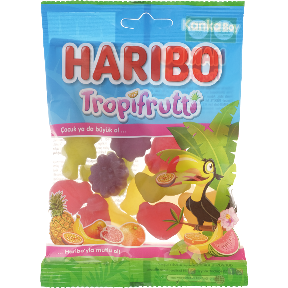 Мармелад жевательный «Haribo» Tropifrutti, с фруктовым вкусом, 80 г #0