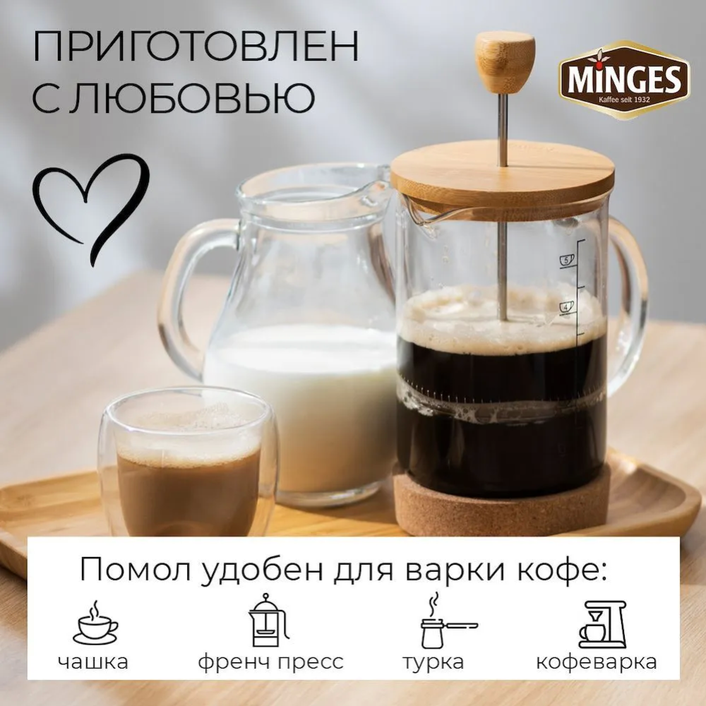 Кофе молотый «Minges» Klassisch, 500 г #3