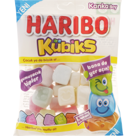 Мармелад жевательный «Haribo» Kubiks, со вкусом молока, фруктов, кока-колы, 80 г