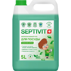 Средство для мытья посуды «Septivit» Альпийская мята, 5 л