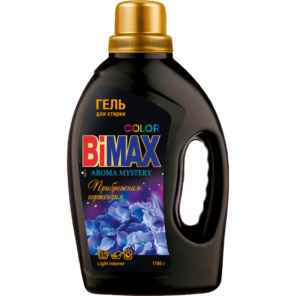 Гель для стирки «BiMax» Color Aroma Mystery, Прибрежная гортензия, 1.76 кг
