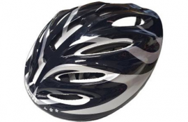 Шлем защитный для роликовых коньков FORA, черный