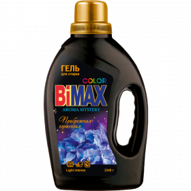 Гель для стирки «BiMax» Color Aroma Mystery, При­бреж­ная гор­тен­зия, 2.34 кг