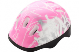 Шлем защитный для роликовых коньков FORA, розовый