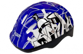 Шлем защитный для роликовых коньков FORA, синий