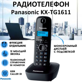 Р/Телефон Panasonic KX-TG1611RUH