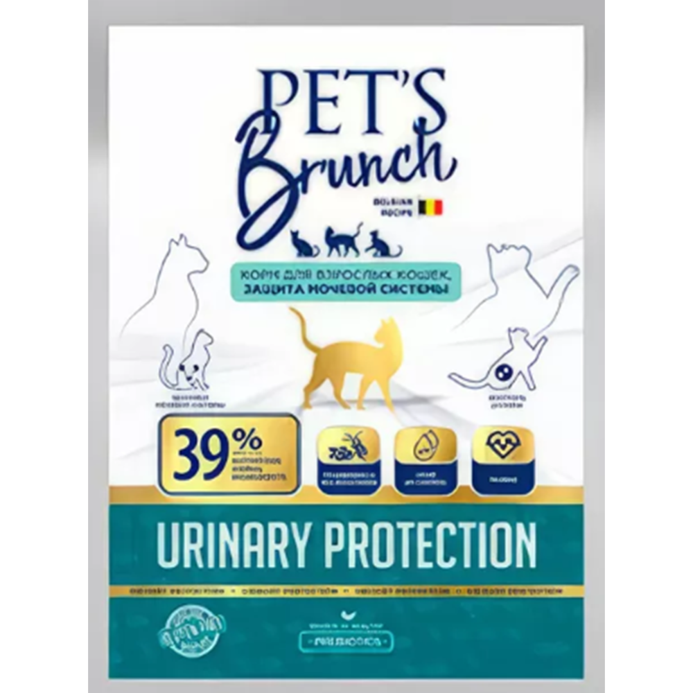 Корм для кошек «Pet's Brunch» Urinary Protection, защита мочевой системы, 0.4 кг