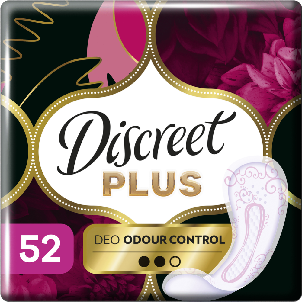 Прокладки ежедневные «Discreet» Normal Plus Trio, 52 шт